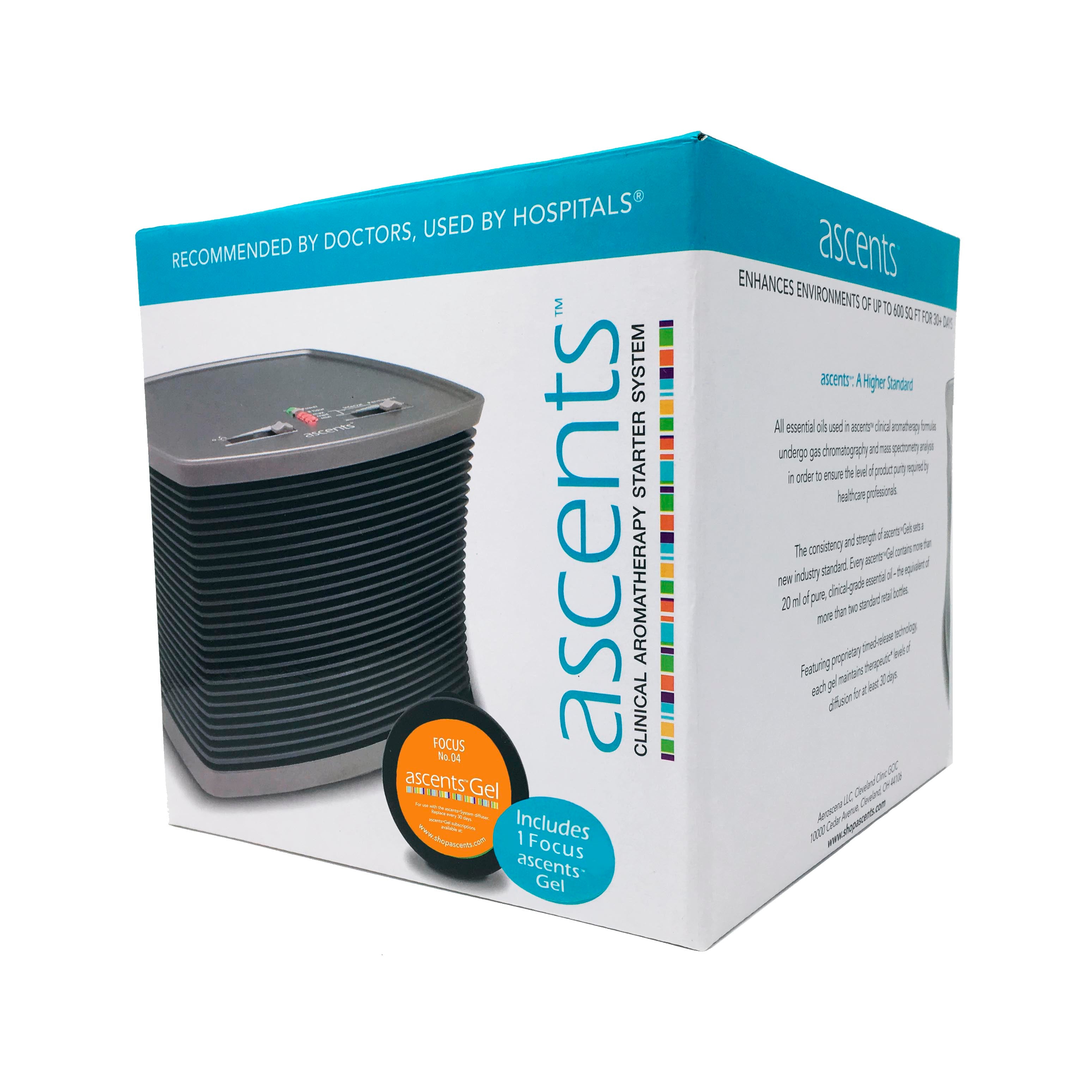 Diffuser Classic & Focus Gel - For Concentration & Productivity