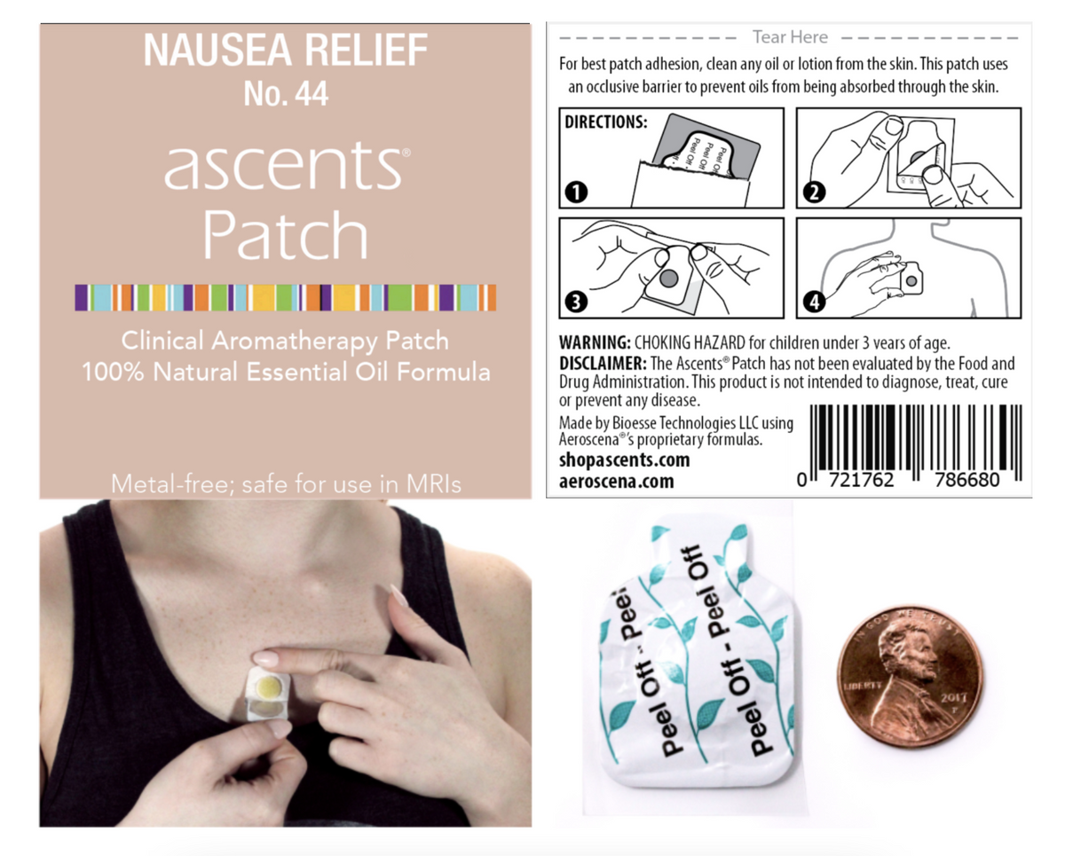 Nausea Patches Essential Oils MRI Aromatherapy Patch Ascents