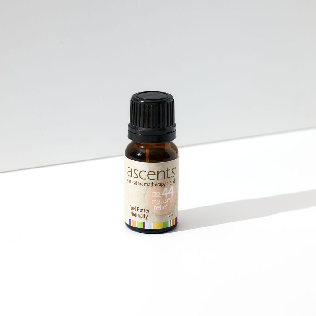 Essential Oil BOTTLE (10ml) - NAUSEA RELIEF No. 44 - Clinical Aromatherapy for Nausea & Vomiting