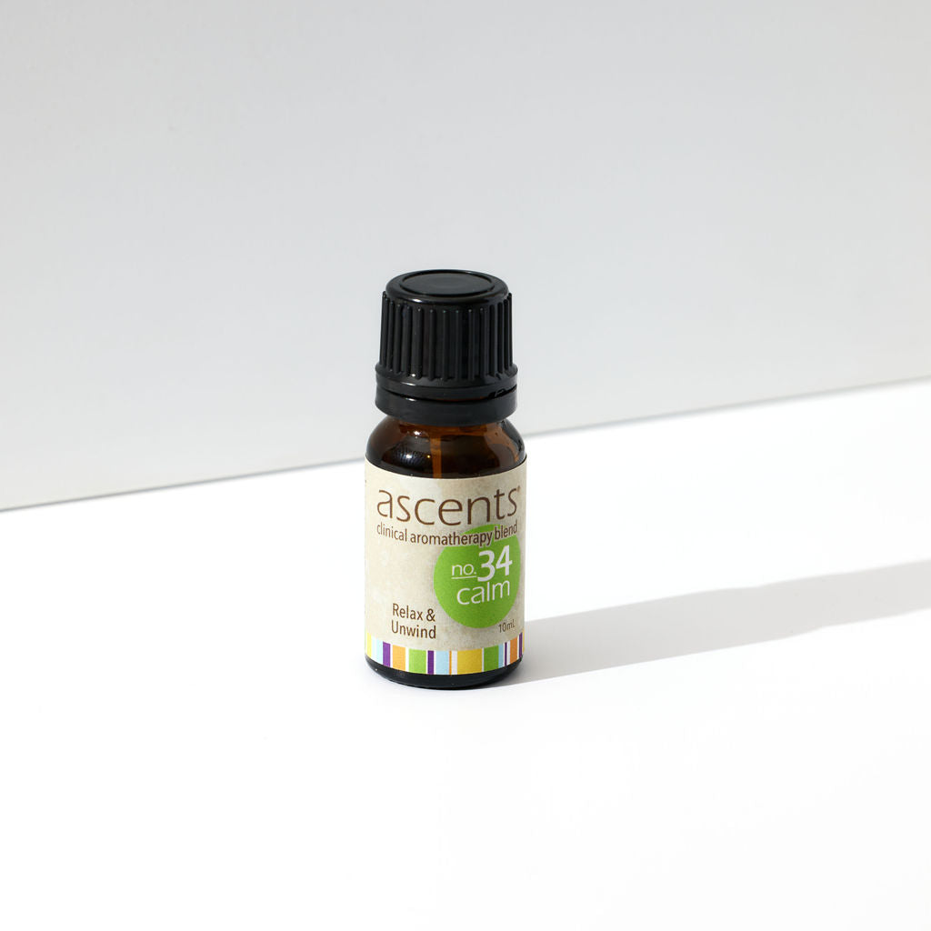 Essential Oil BOTTLE (10ml) - CALM No. 34 - Clinical Aromatherapy for Stress & Anxiety
