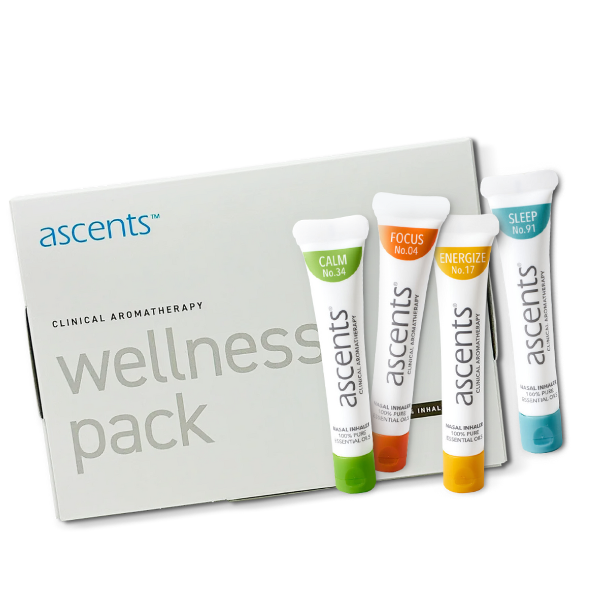 Ascents Wellness Pack - Clinical Aromatherapy Inhalers