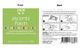Stress & Anxiety Aromatherapy Patch - Calm Formula